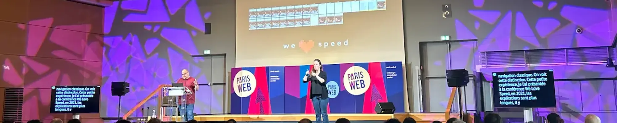 Anthony Ricaud sur la scene de Paris Web